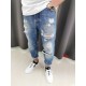 Jeans Displaj WIDE 4843 Con Strappi baggy fit