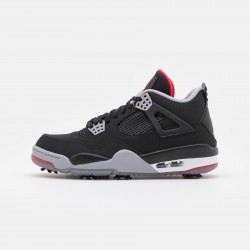 Sneaker Air Jordan 4 Retrò Nero/Cement Grey/Bianco/Fire Red CU9981-002