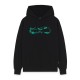 Felpa Propaganda Logo Fire Hoodie Black fe331