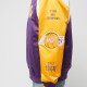 Giubbino Mitchell And Ness NBA Team Origins Satin Jacket Vintage Logo LA Lakers