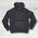 Felpa Propaganda FE413 black hoodie logo atom
