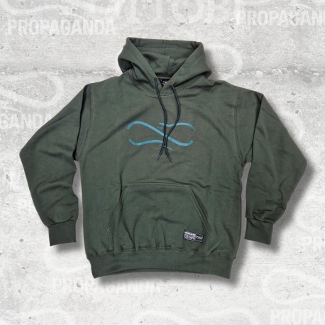 Felpa Propaganda FE431 Green Logo Embossed