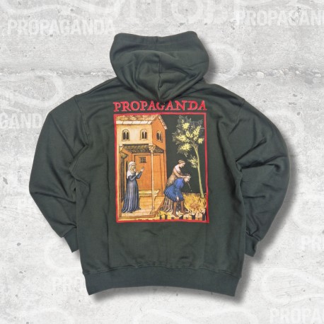 FELPA PROPAGANDA FE109 CON CAPPUCCIO