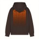 Felpa Propaganda PRFE459 Hoodie Ribs Brown