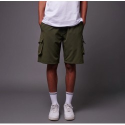 Bermuda Dollynoire Techno Cargo Shorts Forest Night