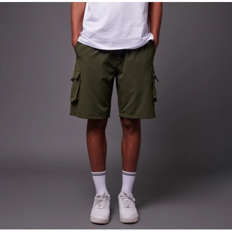 Bermuda Dollynoire Techno Cargo Shorts Forest Night
